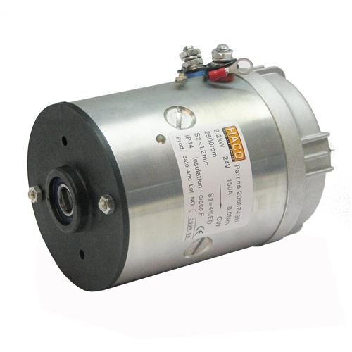 Motor 2,2kW 24V O F CW HACO