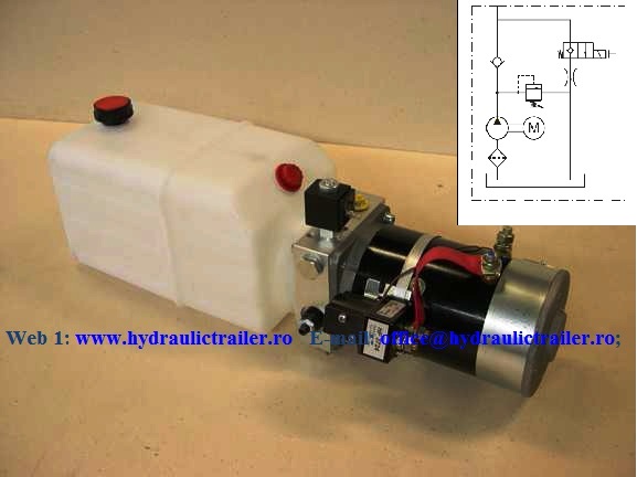 Agregat electrohidraulic C200 06 2032 ,2 kW, 24V, 3,2ccm