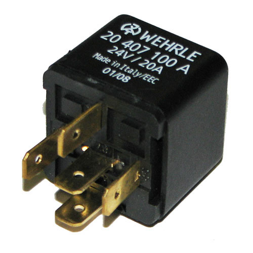Mini releu 2NO 24V Wehrle