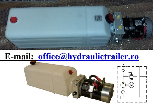 Agregat electrohidraulic pt. utilizarea cu supape externe 24C20