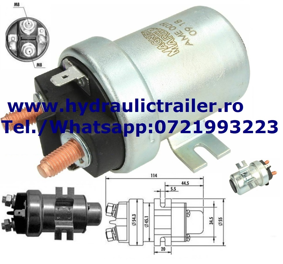 Releu Starter UNIVERSAL SOLENOID 200A 12V